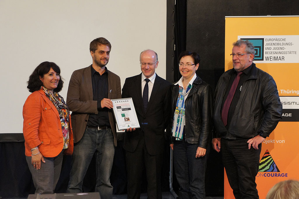Verleihung der Urkunde "Schule ohne Rassismus – Schule mit Courage" 